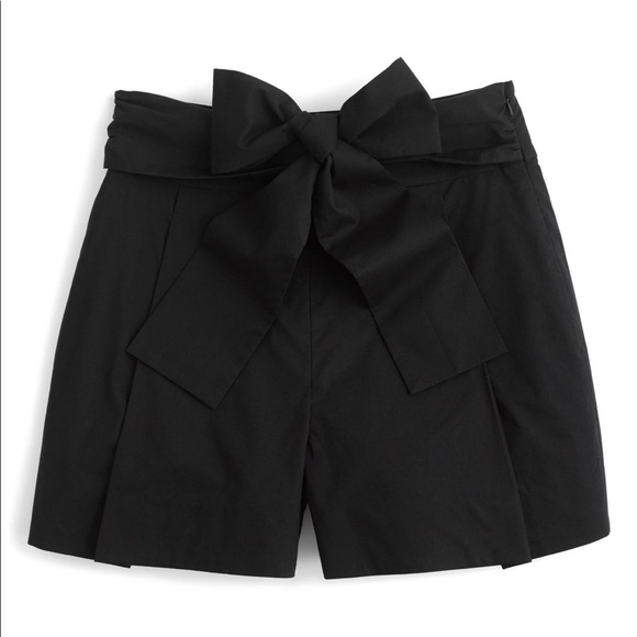 j crew tie waist shorts